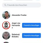 Facebook Freunde von Florian Rosenkranz (Auswahl)